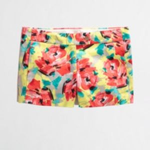 J. Crew Factory 3" Printed Stretch Chino Short